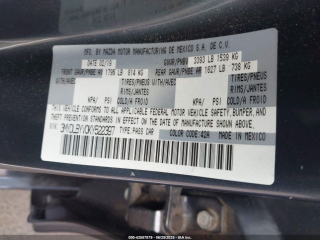 2019 TOYOTA YARIS 3MYDLBYV0KY522397 Photo 8