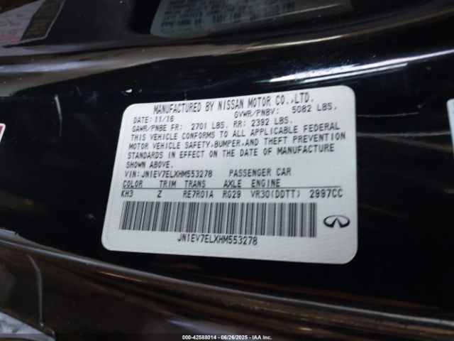 2017 INFINITI Q60 JN1EV7ELXHM553278 Photo 8