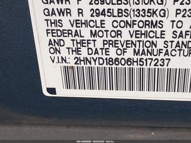 2006 ACURA MDX 2HNYD18606H517237 Photo 8