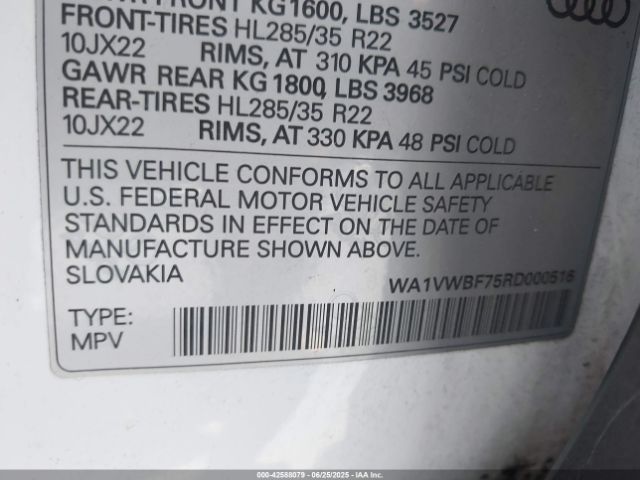 2024 AUDI SQ7 WA1VWBF75RD000516 Photo 8