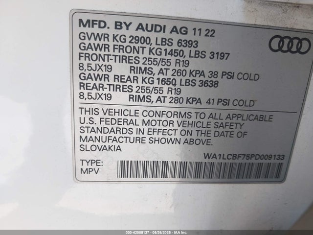 2023 AUDI Q7 WA1LCBF75PD009133 Photo 8