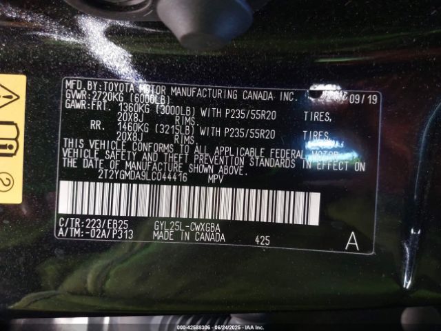 2020 LEXUS RX 450H 2T2YGMDA9LC044416 Photo 8