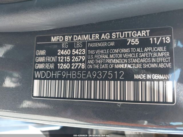2014 MERCEDES-BENZ E 250 BLUETEC WDDHF9HB5EA937512 Photo 8