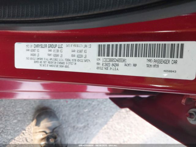 2013 CHRYSLER 200 1C3CCBBB5DN655301 Photo 8