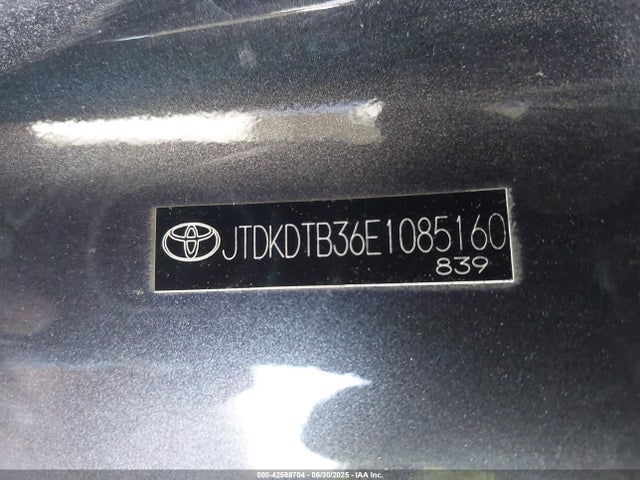 JTDKDTB36E1085160 Toyota 1nz-fxe+1lm