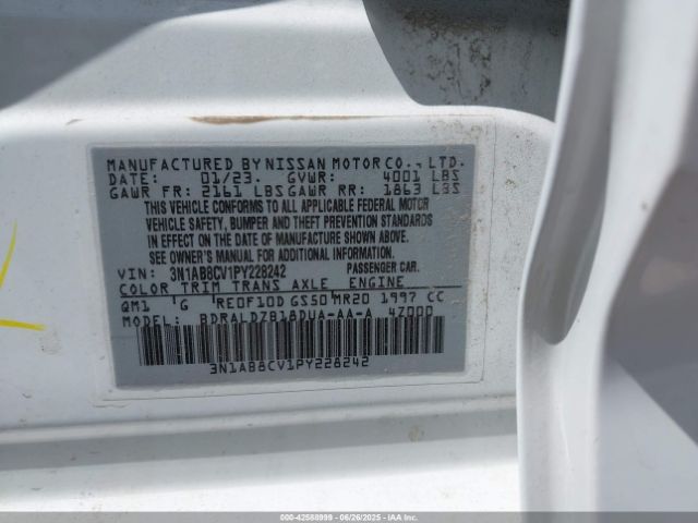 2023 NISSAN SENTRA 3N1AB8CV1PY228242 Photo 8