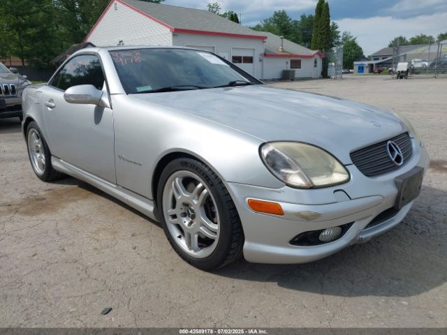 2003 MERCEDES-BENZ SLK 32 AMG WDBKK66F53F283741
