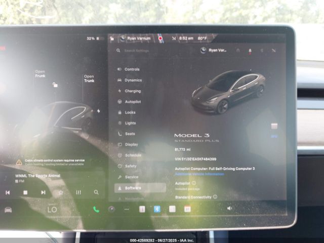 2019 TESLA MODEL 3 5YJ3E1EA5KF484399 Photo 6