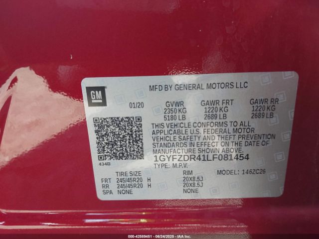 2020 CADILLAC XT4 1GYFZDR41LF081454 Photo 8