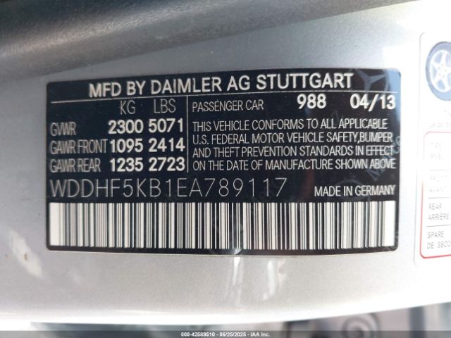 2014 MERCEDES-BENZ E 350 WDDHF5KB1EA789117 Photo 8