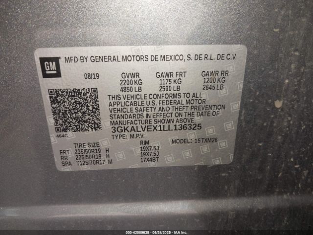 2020 GMC TERRAIN 3GKALVEX1LL136325 Photo 8