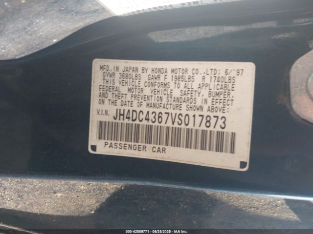 1997 ACURA INTEGRA JH4DC4367VS017873 Photo 8