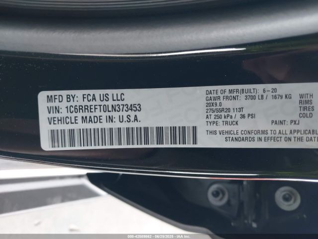 2020 RAM 1500 1C6RREFT0LN373453 Photo 8