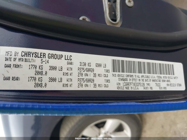 RAM 1500 2014 1C6RR7FTXES375128 Image 9