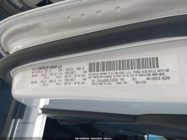 2013 JEEP WRANGLER 1C4AJWAG0DL542624 Photo 8