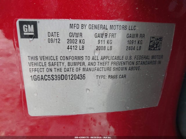 2013 CADILLAC ATS 1G6AC5S39D0120436 Photo 8