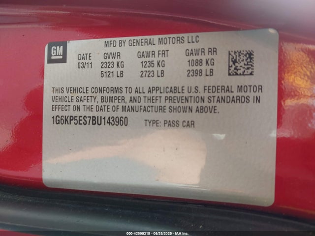 2011 CADILLAC DTS 1G6KP5ES7BU143960 Photo 8