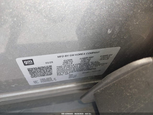 Chevrolet lbp 2025 KL77LGEP5SC226635 Image 9