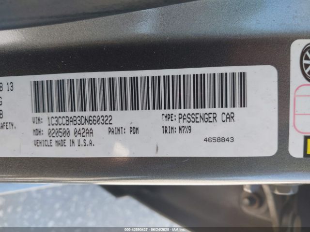 2013 CHRYSLER 200 1C3CCBAB3DN660322 Photo 8
