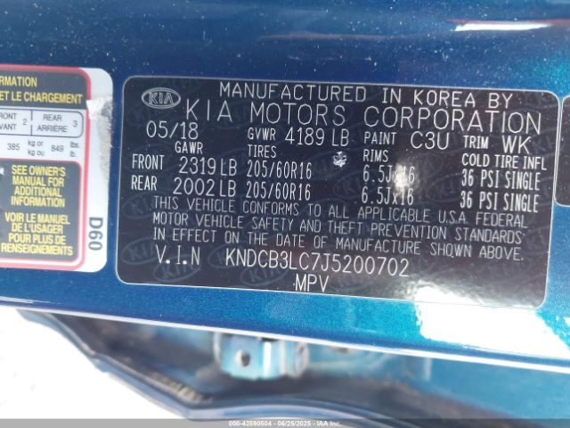 2018 KIA NIRO KNDCB3LC7J5200702 Photo 8