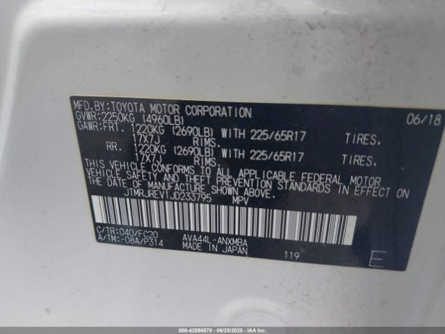 2018 TOYOTA RAV4 HYBRID JTMRJREV1JD233795 Photo 8