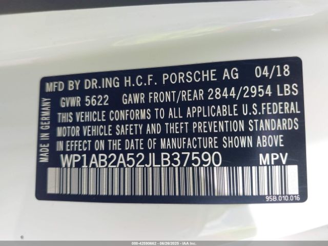 2018 PORSCHE MACAN WP1AB2A52JLB37590 Photo 8