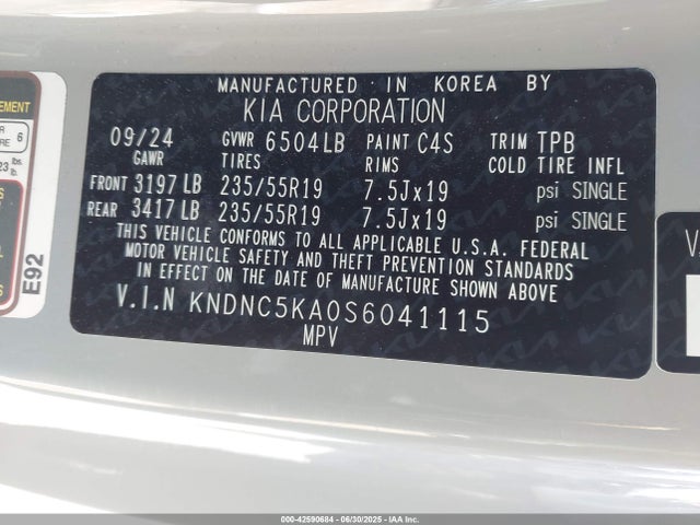 KIA gamma ii + hev 2025 KNDNC5KA0S6041115 Image 9