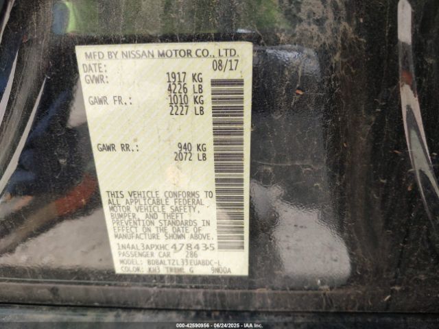 1N4AL3APXHC478435 Nissan 2017