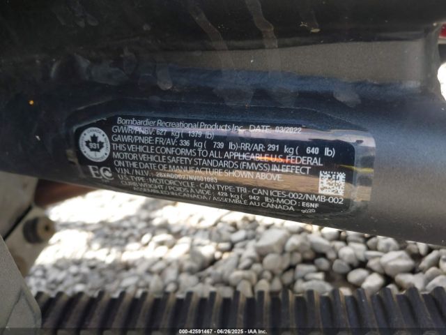 2022 CAN-AM SPYDER ROADSTER 2BXRDDD27NV001083 Photo 9