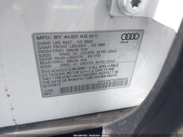 2018 AUDI Q7 WA1LHAF79JD004553 Photo 8