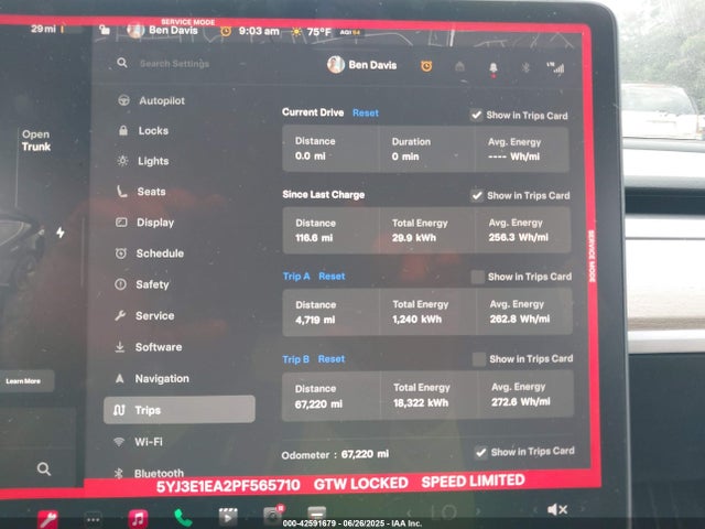 2023 TESLA MODEL 3 5YJ3E1EA2PF565710 Photo 6