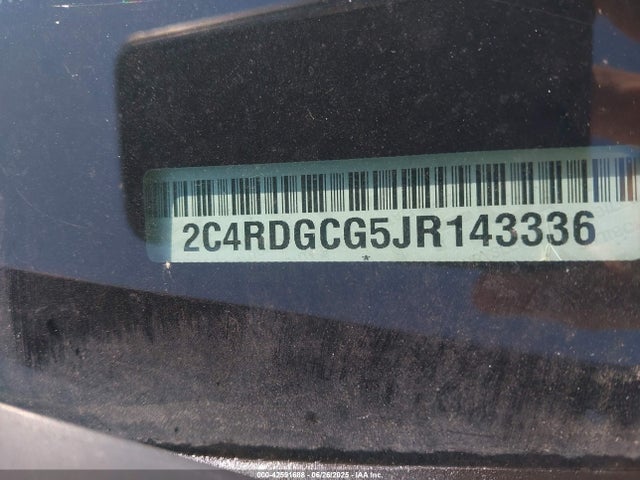 Dodge Grand Caravan 2018 2C4RDGCG5JR143336 Image 9