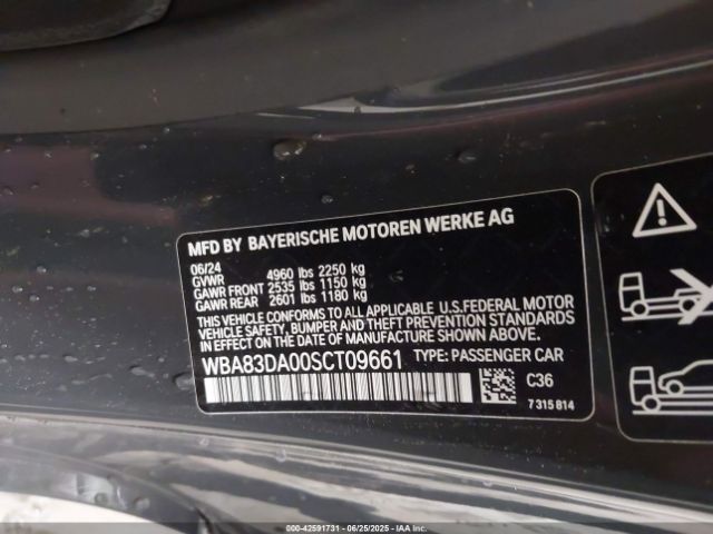2025 BMW M440I WBA83DA00SCT09661 Photo 8