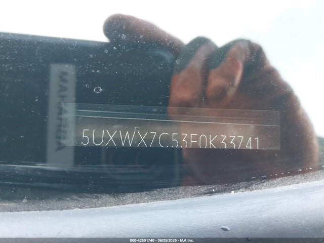 5UXWX7C53F0K33741 BMW 2015