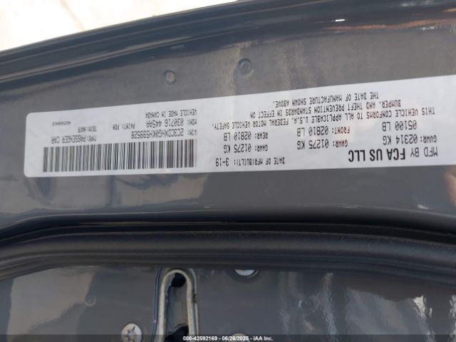 2019 DODGE CHARGER 2C3CDXHG0KH599528 Photo 8
