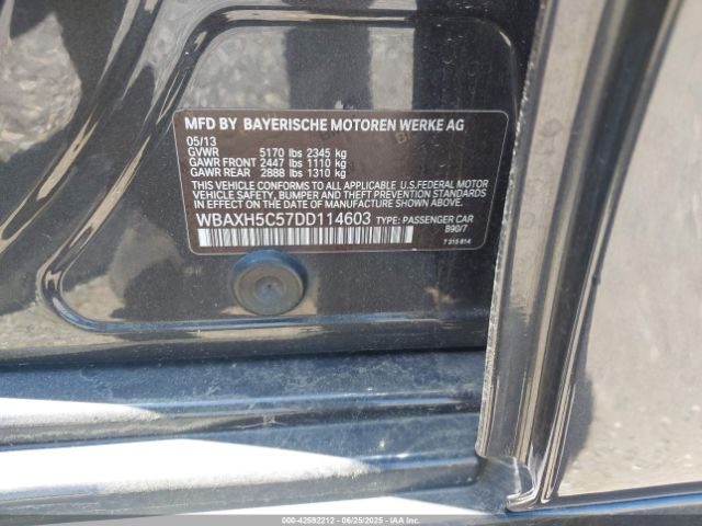 2013 BMW 528I WBAXH5C57DD114603 Photo 8