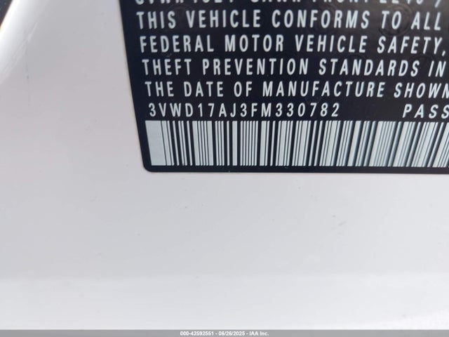 3VWD17AJ3FM330782 Volkswagen 1.8t