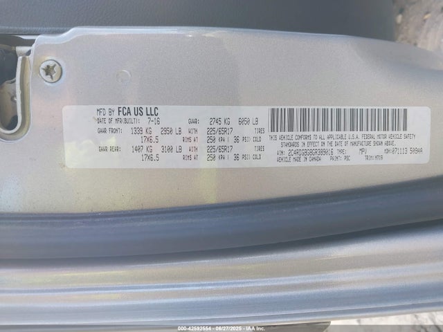 2C4RDGBG8GR389016 Dodge Grand Caravan
