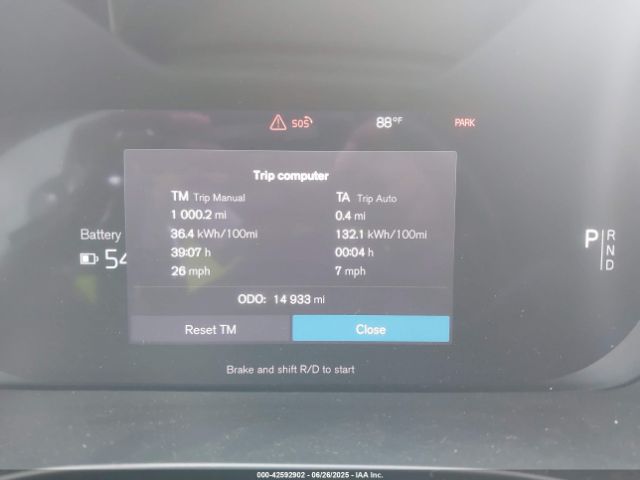 2023 VOLVO C40 RECHARGE PURE ELECTRIC YV4ED3GM5P2055222 Photo 6