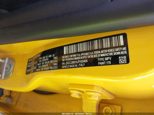 ZACCJBBH3JPH00406 Jeep 2018