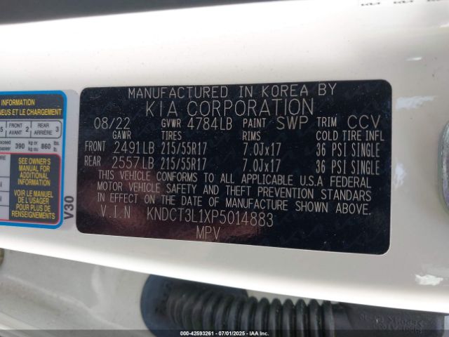 2023 KIA NIRO EV KNDCT3L1XP5014883 Photo 8