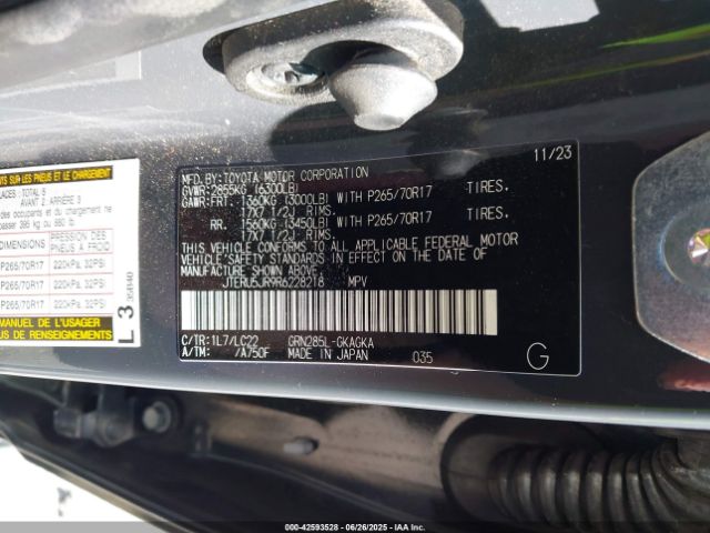JTERU5JR9R6228218 Toyota 1gr-fe
