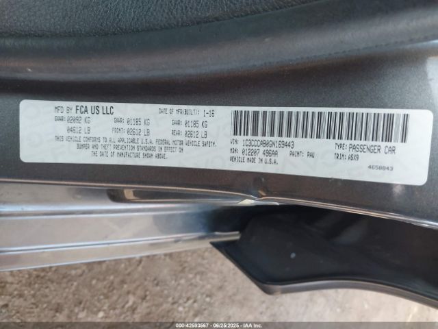 1C3CCCAB0GN169443 Chrysler 2016