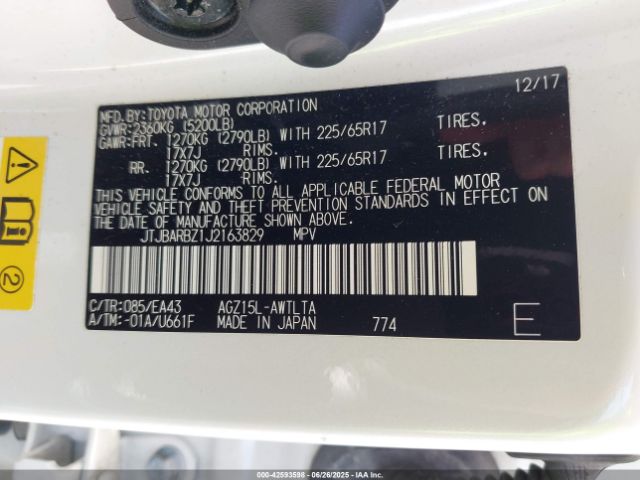 2018 LEXUS NX 300 JTJBARBZ1J2163829 Photo 8