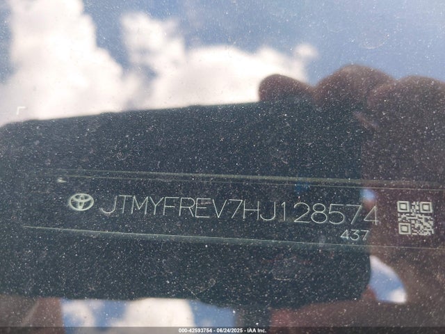 JTMYFREV7HJ128574 Toyota 2ar-fe