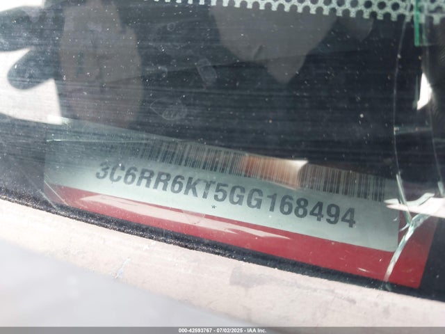Aukcja sprzedaży 2016 Ram 1500 Express, vin: 3C6RR6KT5GG168494, numer aukcji: 42593767