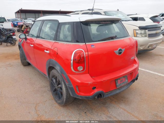 2012 MINI COOPER S COUNTRYMAN WMWZC3C53CWL84863 Photo 2