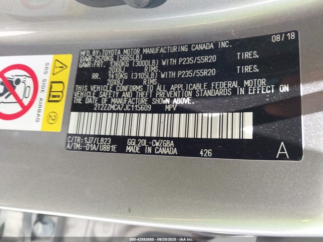 Lexus 2gr-fks 2018 2T2ZZMCA7JC115609 Image 9