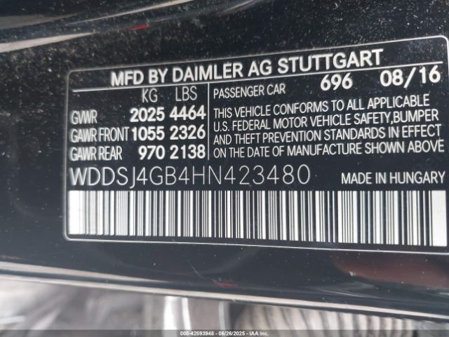 2017 MERCEDES-BENZ CLA 250 WDDSJ4GB4HN423480 Photo 8