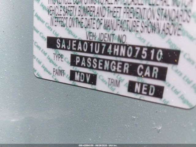 2004 JAGUAR S-TYPE SAJEA01U74HN07510 Photo 8